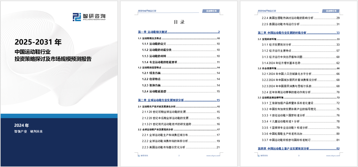 及投资前景研究报告（2025-2031年）球王会体育app入口中国运动鞋行业发展